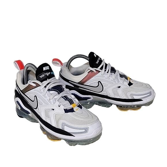 Nike Air VaporMax EVO White, Navy Blue, Grey Sneakers , Women's 7.5 - Picture 1 of 13